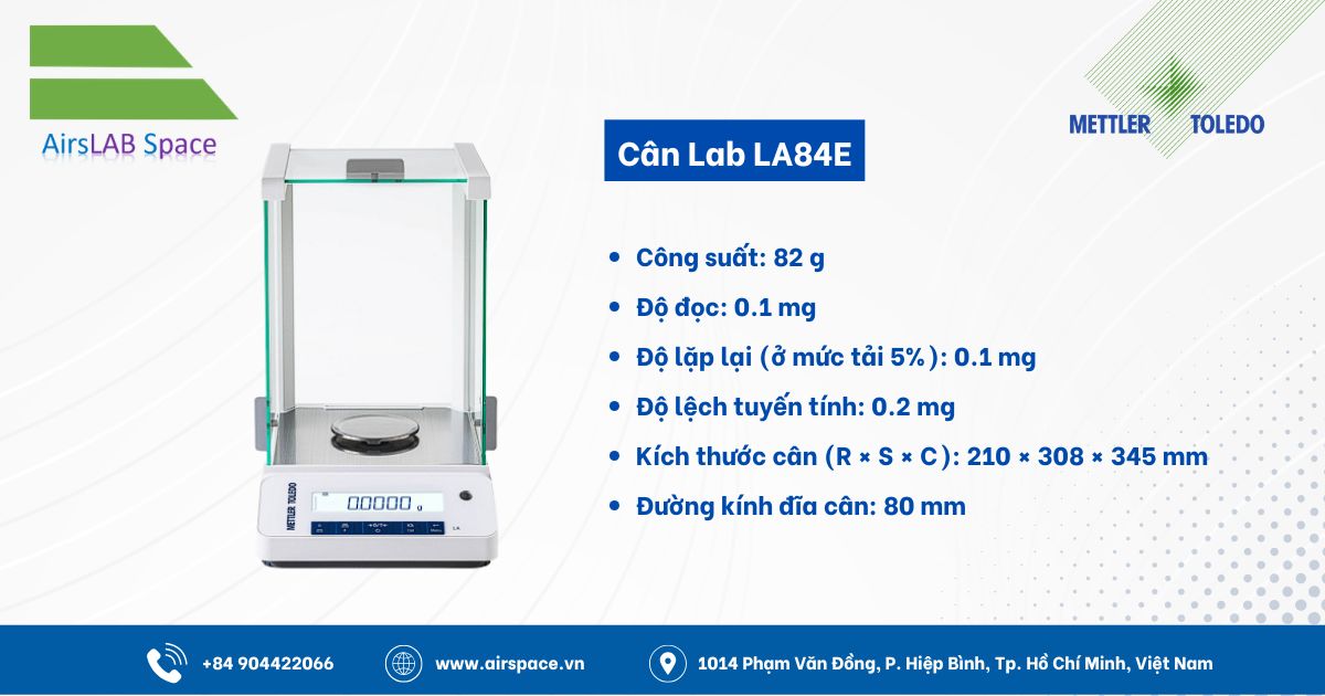 Thông số cảm biến cân Lab LA84E