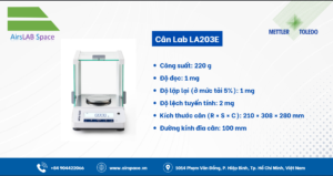 Thông số cảm biến cân Lab LA203E