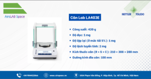 Thông số cảm biến cân Lab LA403E