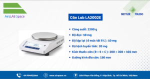 Thông số cảm biến cân Lab LA2002E