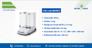 Thông số cảm biến cân Lab MA503