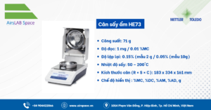 Thông số cảm biến cân sấy ẩm HE73