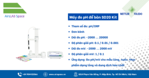 Thông số Máy đo pH/mV SevenDirect SD20 Kit