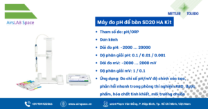 Thông số Máy đo pH/mV SevenDirect SD20 HA Kit