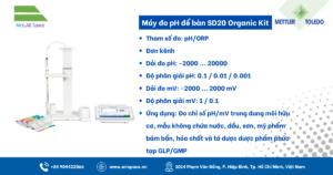 Thông số Máy đo pH/mV SevenDirect SD20 Organic Kit
