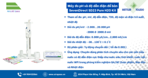 Thông số Máy đo pH và độ dẫn điện để bàn SevenDirect SD23 Pure H2O Kit Mettler Toledo