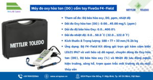 Thông số Máy đo oxy hòa tan (DO) cầm tay FiveGo F4-Field