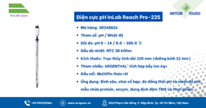 Thông số Điện cực pH InLab Reach Pro-225