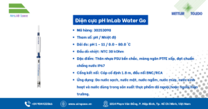 Thông số Điện cực pH InLab Water Go