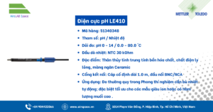 Thông số Điện cực pH LE410