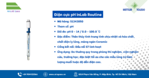 Thông số Điện cực pH InLab Routine