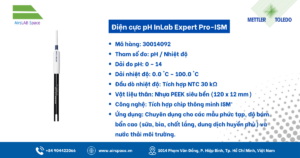 Thông số Điện cực pH InLab Expert Pro-ISM