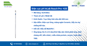 Thông số Điện cực pH InLab Reach Pro-425