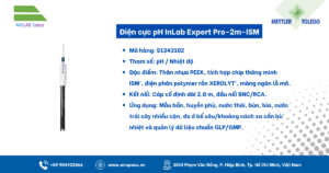 Thông số Điện cực pH InLab Expert Pro-2m-ISM
