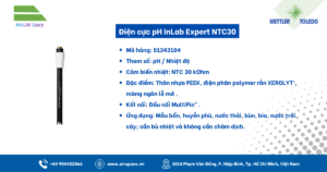Thông số Điện cực pH InLab Expert NTC30
