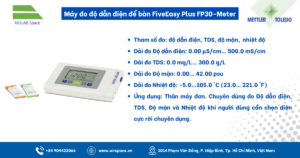 Thông số Máy đo độ dẫn điện để bàn FiveEasy Plus FP30-Meter