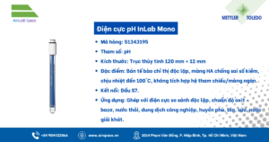 Thông số Điện cực pH InLab Mono