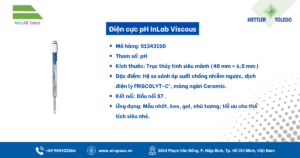 Thông số Điện cực pH InLab Viscous