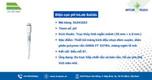 Thông số Điện cực pH InLab Solids