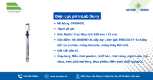 Thông số Điện cực pH InLab Dairy