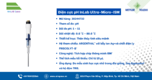 Thông số Điện cực pH InLab Ultra-Micro-ISM
