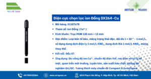 Thông số Điện cực chọn lọc ion Đồng DX264-Cu 