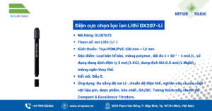 Thông số Điện cực chọn lọc ion Lithi DX207-Li