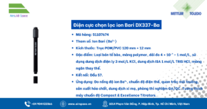 Thông số Điện cực chọn lọc ion Bari DX337-Ba
