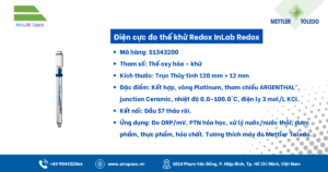 Thông số Điện cực đo thế khử Redox InLab Redox 