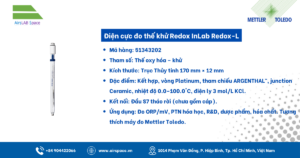 Thông số Điện cực đo thế khử Redox InLab Redox-L 