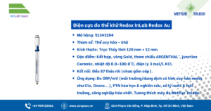 Thông số Điện cực đo thế khử Redox InLab Redox Au