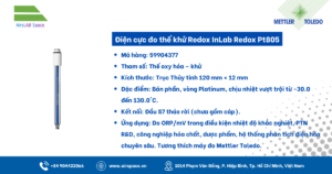 Thông số Điện cực đo thế khử Redox InLab Redox Pt805