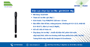 Thông số Điện cực chọn lọc ion Ma-giê DX224-Mg 