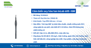 Thông số Cảm biến oxy hòa tan InLab 605-ISM